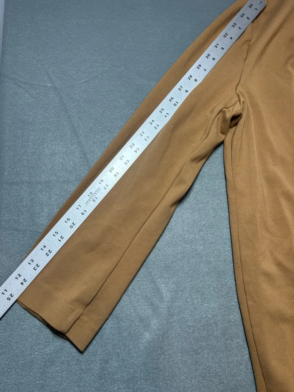 Worthington Tan Double-Breasted Trench Coat - Picture 12 of 14